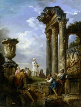 Sibyl Preaching Artwork by Giovanni Paolo Pannini