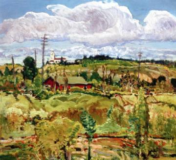 Near Old Town Artwork by Charles Reiffel