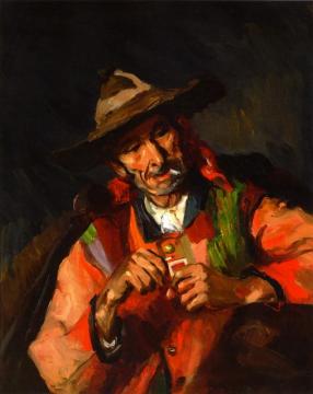 Old Spaniard - "lagartija," Florencio Rodriques Artwork by Robert Henri
