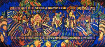 Caravan Of Camels Artwork by Alexander Nikolaevich Volkov