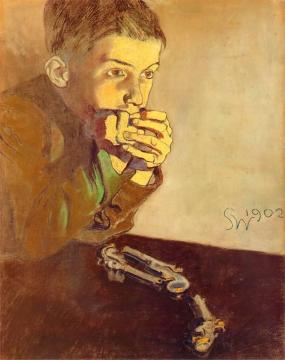 Boy With Pistols Artwork by Stanislaw Wyspianski