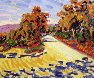 Corsican Landscape Artwork by Auguste Herbin