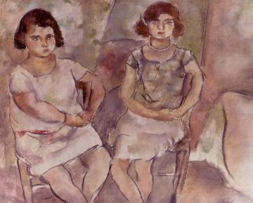 Rosette and Nana Artwork by Jules Pascin