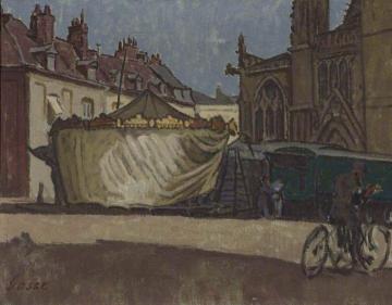 La place Saint Jacques Artwork by Laura Sylvia Gosse