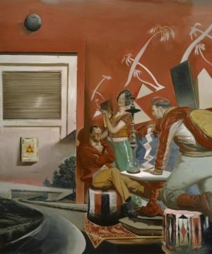 Leporello Artwork by Neo Rauch