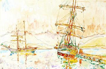 Ajaccio Artwork by Paul Signac