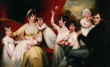 John Lee and His Family Artwork by John Russell