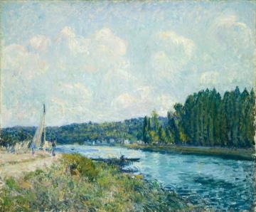 The Banks Of The Oise Artwork by Alfred Sisley