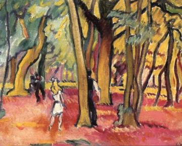 Children's Game In The Woods Artwork by Louis Valtat