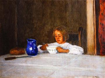 Elizabeth At The Table Artwork by George Van Millett