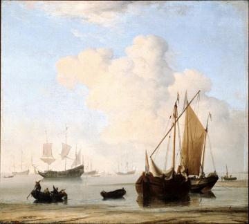 A Calm Artwork by Willem van de Velde the Younger