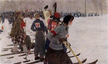 Before The Start Artwork by Tatiana Yablonskaya