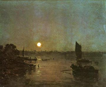 Moonlight, A Study at Millbank Artwork by Joseph Mallord William Turner