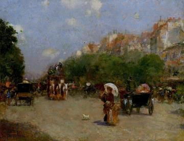 Paris Street Scene Artwork by Frederick Childe Hassam