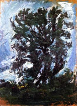 The Large Tree Artwork by Chaim Soutine