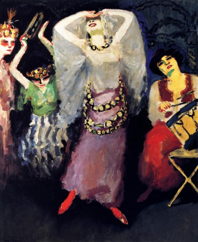Anita - The Beautiful Fatima And Her Troupe Artwork by Kees Van Dongen