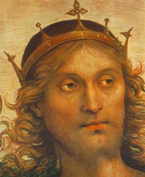 The Almighty With Prophets And Sybils [detail] Artwork by Pietro Perugino