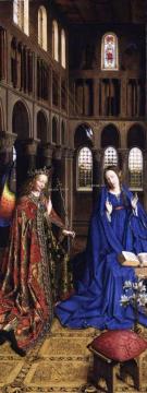 The Annunciation Artwork by Jan van Eyck