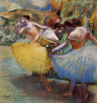 Three Dancers Artwork by Edgar Degas