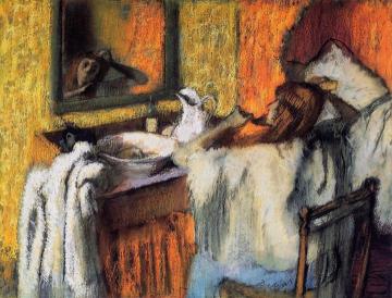 Woman at Her Toilette Artwork by Edgar Degas