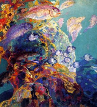 Grotto At The Bottom Of The Sea Artwork by Hermen Anglada Camarasa