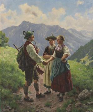 The Encounter Artwork by Emil Rau