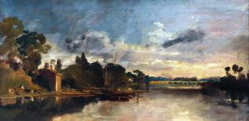 The Thames near Walton Bridges Artwork by Joseph Mallord William Turner