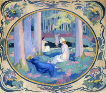 The Sacred Wood Artwork by Maurice Denis