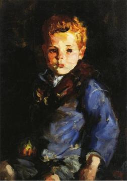 The Irish Boy In Blue Denim - Anthony Lavelle Artwork by Robert Henri