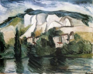 Landscape By The Water Artwork by Maurice De Vlaminck