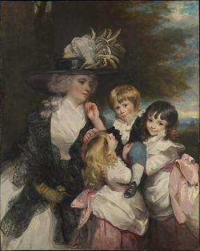 Lady Smith (charlotte Delaval) And Her Children (george, Henry, Louisa And Charlotte) Artwork by Sir Joshua Reynolds