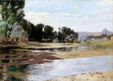 El Manzanares Artwork by Julio Vila Prades