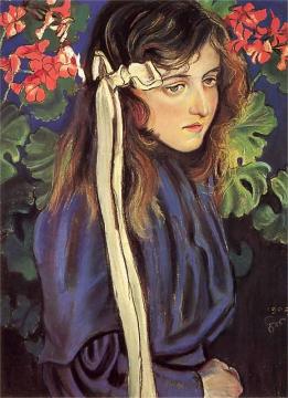 Portrait Of Eliza Parenska Artwork by Stanislaw Wyspianski