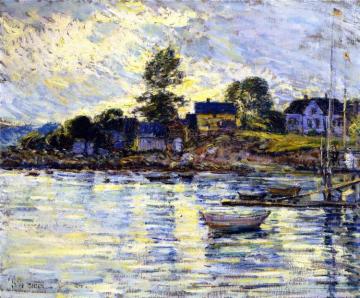 Gloucester Harbor Artwork by Frederick Childe Hassam