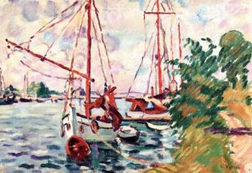 The Port Artwork by Louis Valtat