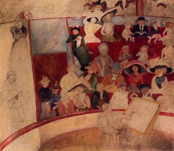 The Circus Artwork by Jules Pascin