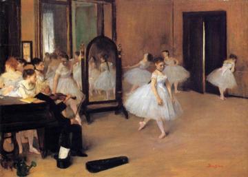 Dance Class Artwork by Edgar Degas