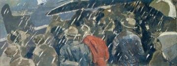 Miss Earhart's Arrival Artwork by Walter Richard Sickert