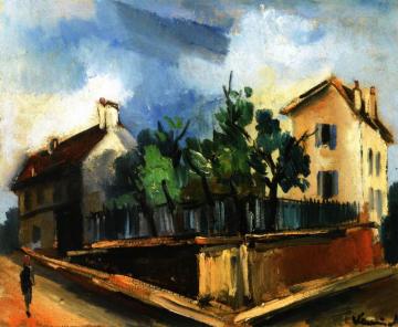 The Garden On The Corner Artwork by Maurice De Vlaminck
