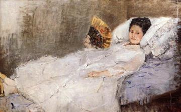 Portrait of Madame Hubbard Artwork by Berthe Morisot