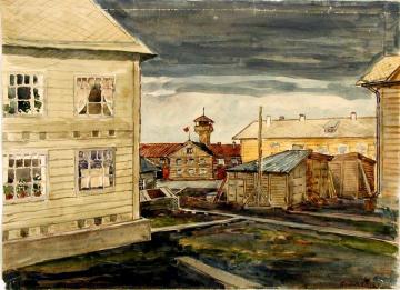 Labor Camp. Petrosavodsk Artwork by Johann Heinrich Vogeler