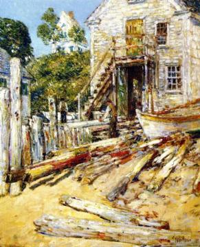 Rigger's Shop, Provincetown Artwork by Frederick Childe Hassam