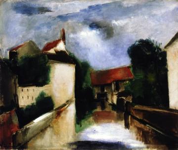 Village By The Water Artwork by Maurice De Vlaminck