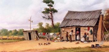 The Old Cabin Artwork by William Aiken Walker
