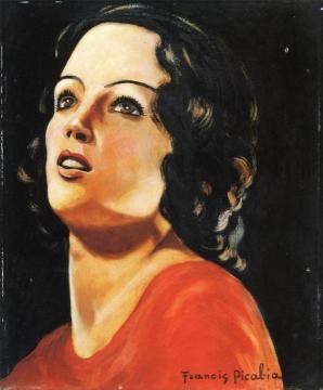 Woman in Red Artwork by Francis Picabia
