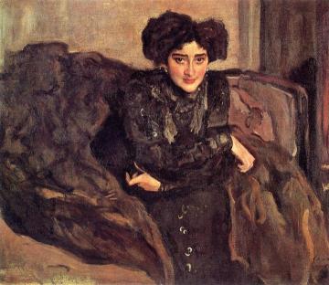 Portrait of Yevdokia Loseva Artwork by Valentin Serov