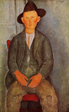The Little Peasant Artwork by Amedeo Modigliani