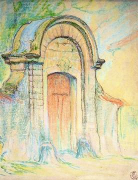 Door in Meudon Artwork by Claude-Emil Schuffenecker