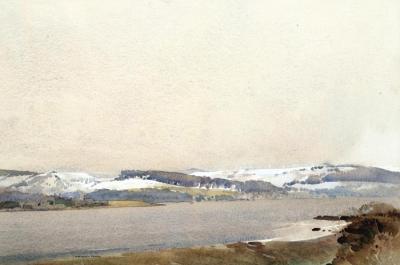 March Snow, Roseneath Artwork by Sir William Russell Flint