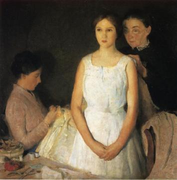 The Trousseau Artwork by Charles W. Hawthorne